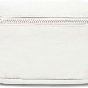 2L Belt Bag for Women Men, Crossbody Fanny Packs with Adjustable Strap Waist Pouch for Workout Hiking Running Travel, White
