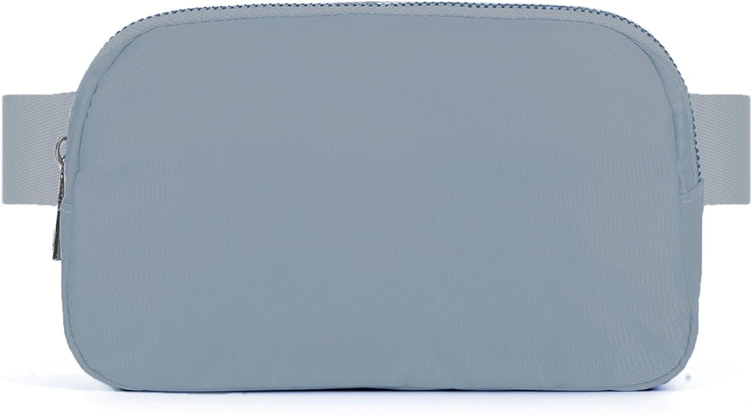 Mini Fanny Pack Belt Bag for Women and Men, Fashionable Waterproof Waist Pack with Adjustable Strap for Traveling, Hiking, Jogging, Cycling (Bluish Grey)