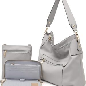 Large Crossbody Bags Ladies Shoulder Handbags Purse and Wallet Set for Women Totes Hobo Purses