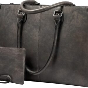 Laptop Bag for Women, 15.6 inch Laptop Tote Bag Vintage Work Bags for Women Computer Bag Office Briefcase Handbag