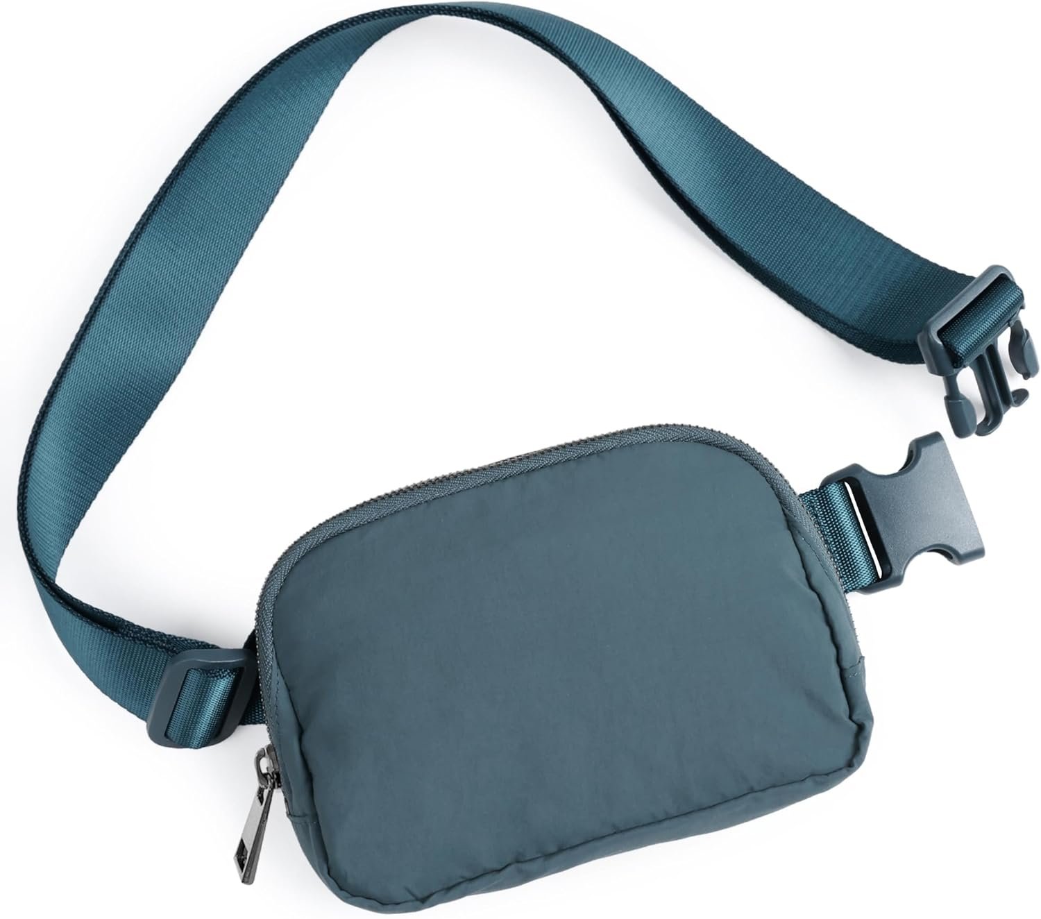 Unisex Mini Belt Bag with Adjustable Strap Small Fanny Pack for Workout Running Traveling Hiking, Blue